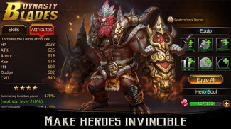 Dynasty Blades: Collect Heroes & Defeat Bosses screenshot 3