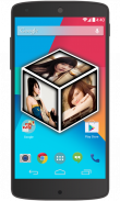 Photo 3D Cube Live Wallpaper screenshot 1