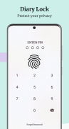 Diary & Journal with lock screenshot 2