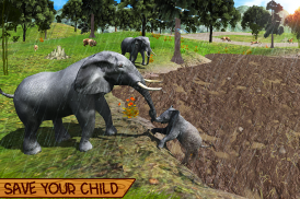 Wild Elephant Family Simulator screenshot 1
