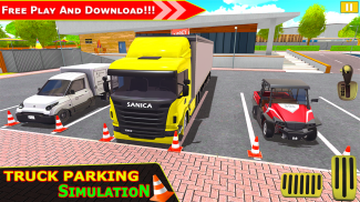 Extreme Truck Parking: Depot Parking Driver Game screenshot 13