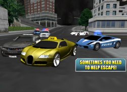 Çılgın Sürücü Taksi Görevi 3D screenshot 6