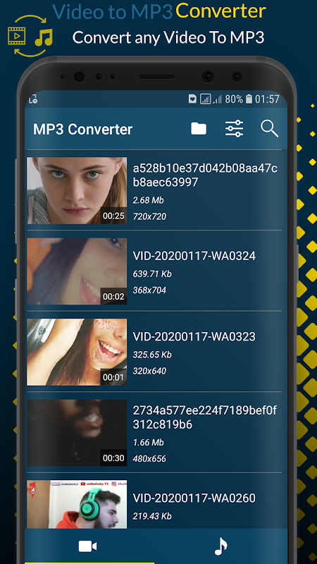 Converter - Convert  Videos to MP3 - APK Download