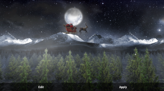 Santa 3D Live Wallpaper screenshot 1