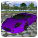 Supercar Racing simulator 3D Icon