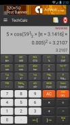 TechCalc Scientific Calculator screenshot 0