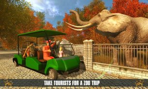 NY Smart Taxi Zoo Transport: Taxi Games screenshot 4