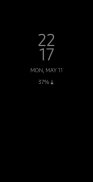 Always On Display Home Clock AMOLED Edge Wallpaper screenshot 1