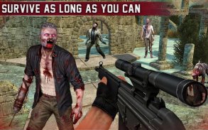 Dead Shooting Target - Zombie Shooting Games Free screenshot 5