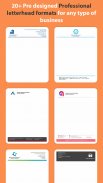 Professional Letterhead Maker screenshot 4