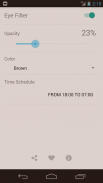 Eye Filter (Blue light filter) screenshot 2