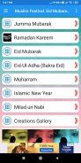 Muslim Festivals:Greeting, GIF, Wishes, Photoframe screenshot 6