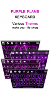 Purple Flame Keyboard screenshot 2