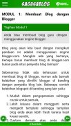 Tutorial Blogger Dasar - SAGUSABLOG IGI screenshot 1