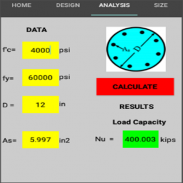 CIRCULAR COLUMNS (ACI318-19)-TRIAL screenshot 5