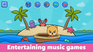 钢琴的乐趣为孩子们 - 有趣的歌曲，并为幼儿免费音乐游戏 screenshot 4