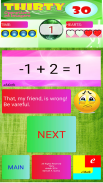 THIRTY: Operation on Integers Game screenshot 2