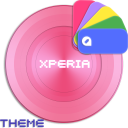 XPERIA ON™ | Pure Pink Theme Icon