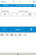 Gerador de Números Aleatórios screenshot 2