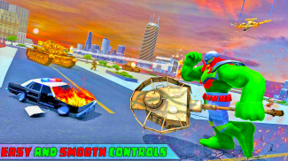 Incredible Green Superhero Sim screenshot 0