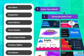 Digital Business Card Maker screenshot 2