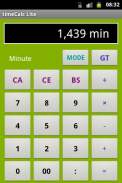 timeCalc Lite screenshot 2