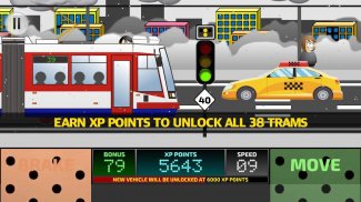 Tram Driver Simulator 2D - light rail train sim screenshot 3