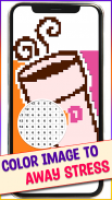 Food Logo Color by Number: Pixel Art Coloring Book screenshot 2