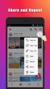 Descargador de fotos y videos HD para Instagram screenshot 1