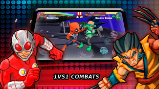 सुपर हीरो लड़ खेलों छाया लड़ाई screenshot 0