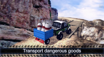 Trucking in the mountains off-road 3D screenshot 0