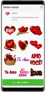 ملصقات واتساب الحب وملصقات قلب عربية WAStickerApps screenshot 0