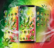 (FREE)Weed Rasta Smoke New 2018 Theme screenshot 1