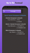 Kw to HP : Hp to Kw Converter screenshot 3