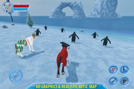 Bắc cực chó sói 3d sim screenshot 1