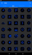 Black and Blue Icon Pack ✨Free✨ screenshot 19