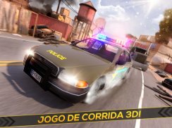 Carro Policial Ladrão Fuga 🚨 Corrida Perseguição screenshot 3