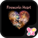 Fireworks Heart　Wallpaper Icon