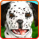 Animated dog dalmatian