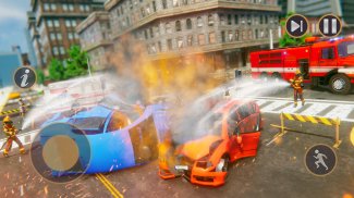 911 Rescue Fire Truck Games 3D screenshot 1