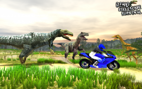 Dino Escape Bike Survival screenshot 9