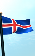 Iceland Flag 3D Free Wallpaper screenshot 8