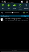 SECURITY POLICY UPDATES screenshot 3