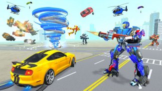 Robot Tornado Transform Game screenshot 0