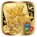 (FREE) Golden Butterfly GO Launcher Theme