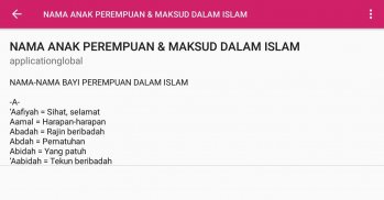 MAKSUD NAMA BAYI DALAM ISLAM screenshot 2