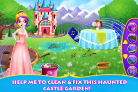 Princess Cleaning Ghost Castle screenshot 5