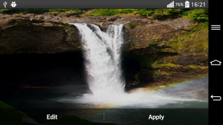 Waterfall Wallpaper With Sound screenshot 7