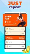 Burn fat workouts - HIIT training program screenshot 3