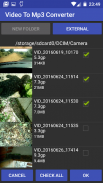 Video to mp3, mp2, aac or wav. Batch converter screenshot 0